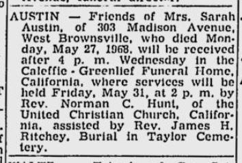 funeral notice